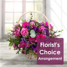 Florist Choice Basket Arrangement No lillies